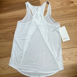 NWT lululemon Essential Tank Top *Pleated white 4